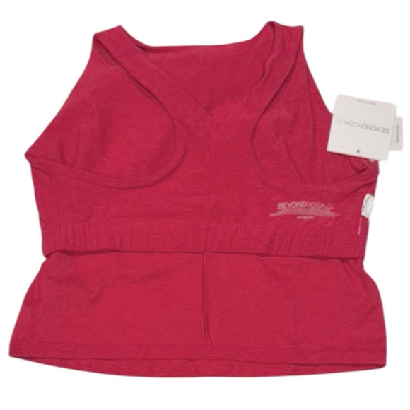 BEYOND YOGA Crop Sport Bra Activewear Yoga Pilates Pink NWT 1X - Picture 11 of 12